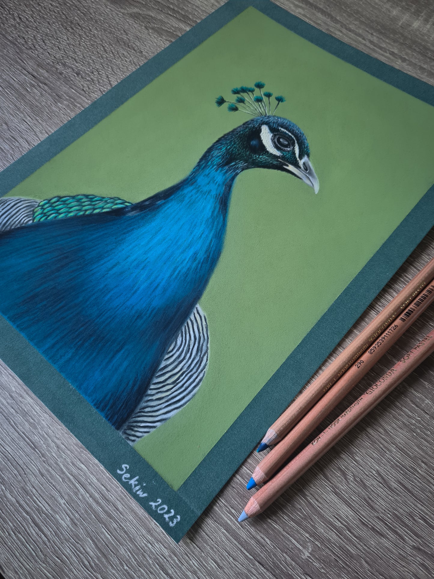 Proud as a peacock