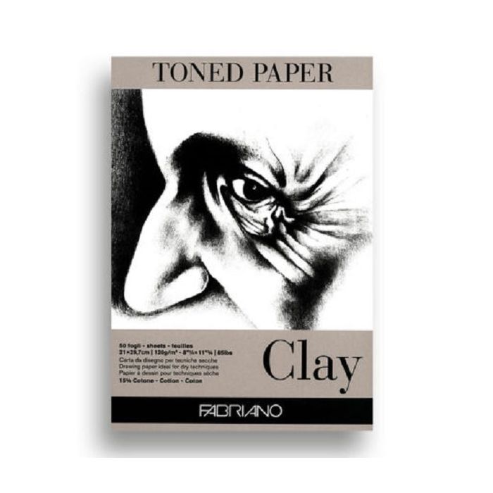 Fabriano toned paper Clay A4 50 ark